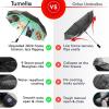 imageTUMELLA Flipproof Inverted Travel Umbrella Small Strong but Light Portable and Automatic Reverse Folding Rain Umbrella Durable Premium Grip Fits Car ampamp BackpackL Puppies