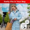 imageTUMELLA Flipproof Inverted Travel Umbrella Small Strong but Light Portable and Automatic Reverse Folding Rain Umbrella Durable Premium Grip Fits Car ampamp BackpackG Cherry Blossom