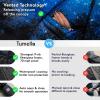 imageTUMELLA Strongest Windproof Travel Umbrella Compact Superior ampamp Beautiful Small Strong but Light Portable and Automatic Folding Rain Umbrella Durable Premium Grip Fits Car ampamp Backpack1Moonlight
