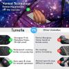 imageTUMELLA Strongest Windproof Travel Umbrella Compact Superior ampamp Beautiful Small Strong but Light Portable and Automatic Folding Rain Umbrella Durable Premium Grip Fits Car ampamp Backpack2pack Interstellar  Moonlight