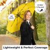 imageTUMELLA Strongest Windproof Travel Umbrella Compact Superior ampamp Beautiful Small Strong but Light Portable and Automatic Folding Rain Umbrella Durable Premium Grip Fits Car ampamp Backpack1pack Yellow