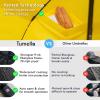 imageTUMELLA Strongest Windproof Travel Umbrella Compact Superior ampamp Beautiful Small Strong but Light Portable and Automatic Folding Rain Umbrella Durable Premium Grip Fits Car ampamp Backpack1pack Yellow