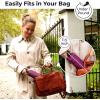imageTUMELLA Strongest Windproof Travel Umbrella Compact Superior ampamp Beautiful Small Strong but Light Portable and Automatic Folding Rain Umbrella Durable Premium Grip Fits Car ampamp BackpackDeep Purple